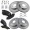 07-13 Acadia, Outlook, Traverse Front & Rear Metallic Brake Pad & Rotor Kit