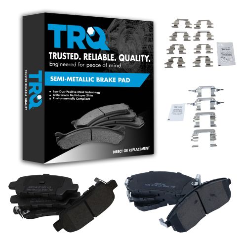 07-12 Sentra Front & Rear Metallic Brake Pad Kit