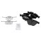 02-13 BMW Front & Rear Posi Ceramic Brake Pad Kit