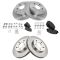 06-12 Toyota Rav4 Front & Rear Ceramic Brake Pad & Rotor Kit