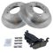 06-10 Hummer H3 Rear Posi Ceramic Brake Pad & Rotor Kit