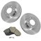 00-06 Mazda MPV Front Premium Posi Brake Pad & Rotor Kit