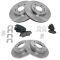 11-17 Hyundai Elantra Veloster Front & Rear Premium Posi Ceramic Pad & Rotor Kit