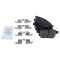 Toyota Scion Pontiac Multifit Front & Rear Ceramic Disc Brake Pad Kit