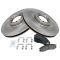 00-04 Mitsubishi Montero Sport Front Ceramic Brake Pad & Rotor Kit