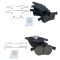 04-11 Saab 9-3 Front & Rear Ceramic Brake Pad Set