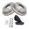 08-14 LX570; 08-14 Land Cruiser; Sequoia; 07-14 Tundra Rear Posi Ceramic Brake Pad & Rotor Kit