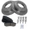 10-16 GX460; 10-15 4Runner Rear Premium Posi Ceramic Brake Pad & Rotor Kit