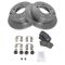 10-13 Kia Forte Rear Ceramic Disc Brake Pad & Rotor Kit