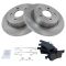 13-16 C-Max,13-16 Escape,14-16 Transit Connect Rear Ceramic Disc Brake & Rotor Kit