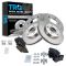 94-98 Mustang Front & Rear Rotor & Ceramic Pad Kit