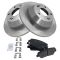 10-14 Santa Fe,11-14 Sorento Rear Premium Posi Semi Metallic  Brake Pad & Rotor Kit