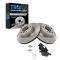 08-13 BMW 128i Front Premium Posi Ceramic Brake Pad & Rotor Kit Set