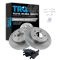 2012-15 Ford Focus Rear Ceramic Brake Pad & Rotor Set