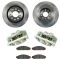 05-07 Ford 500, Freestyle NEW Front Brake Caliper, Ceramic Brake Pad & Rotor Kit