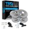 11-13 Impala Front & Rear Semi Metallic Brake Pad & Rotor Kit