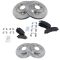 11-13 Impala Front & Rear Semi Metallic Brake Pad & Rotor Kit