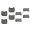 04-14 WRX STI Front & Rear Premium Posi Ceramic Brake Pad Kit