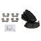 02-04 Infiniti I35; 02-03 Nissan Maxima Front & Rear Premium Posi Metallic Brake Pad & Rotor Kit