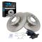 06-09 Solstice, 07-10 Sky Rear Posi Ceramic  Brake Pad & Rotor Kit