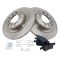 06-09 Solstice, 07-10 Sky Rear Posi Ceramic  Brake Pad & Rotor Kit