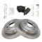 07-12 Acura RDX, Rear Premium Posi Ceramic Disc Brake Pad &  Rotor Kit