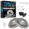 07-12 Acura RDX, Rear Premium Posi Ceramic Disc Brake Pad &  Rotor Kit