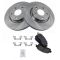 13-15 Nissan Altima Front Premium Posi Ceramic Disc Brake Pad & Rotor Kit