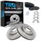 12-16 CR-V, 11-15 Crosstour, Front Premium Posi Ceramic Disc Brake Pads & Rotor Kit