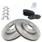 12-16 CR-V, 11-15 Crosstour, Front Premium Posi Ceramic Disc Brake Pads & Rotor Kit