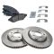 04 Pontiac Grand Prix Front Premium Posi Ceramic Brake Pad & Rotor Kit