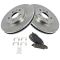 08-14 CTS w/ STD Brakes Front Premium Posi Ceramic Pad & Rotor Kit