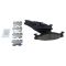 94-03 E150 Front Premium Posi Cermaic Brake Pad & Rotor Kit