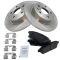 Buick Chevy Multifit Posi Ceramic Brake Pad & Rotor Kit