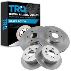 02-04 Camry XLE, SE Front & Rear Brake Rotor Kit