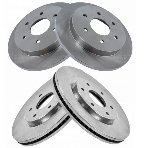 Front 350 mm Quality 6 Lug OE Brake Disc Rotors For Infiniti QX56 Nissan Armada