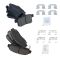 09-10 TSX; 08-10 Accord EX, EX-L Front & Rear Premium Posi Ceramic Brake Pad Kit