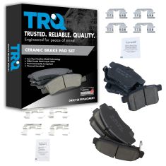09-10 TSX; 08-10 Accord EX, EX-L Front & Rear Premium Posi Ceramic Brake Pad Kit
