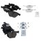 BMW 5 series multi fit, Front and Rear Premium Posi Ceramic brake pad kit Set