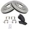 13-17 Nissan Sentra Front Premium Posi Ceramic Pads & Rotor kit