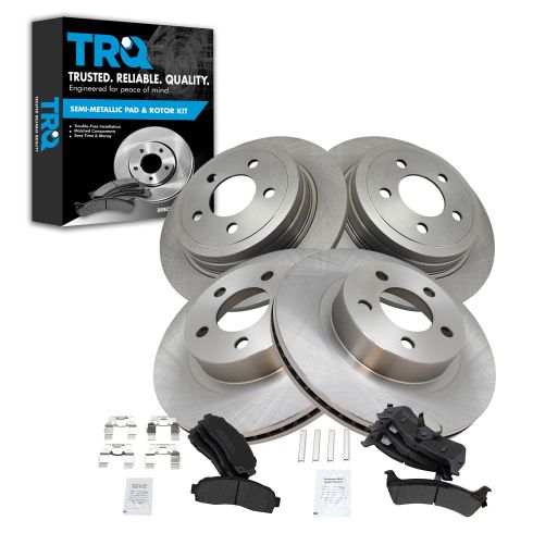 03-05 Sport Trac Front & Rear Premium Posi Metallic Brake Pad & Rotor Kit