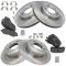 Chrysler Multifit Front & Rear Posi Metallic Brake Pad & Rotor Kit