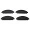 15-17 Mustang Ecoboost, V6 Front & Rear Posi Ceramic Brake Pad & Rotor Kit
