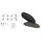 15-17 Mustang Ecoboost, V6 Front & Rear Posi Ceramic Brake Pad & Rotor Kit