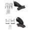 Buick, Cadillac, Chevy, Olds Pontiac Multifit Front & Rear Posi Ceramic Brake Pad Kit