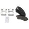 Buick, Cadillac, Chevy, Olds Pontiac Multifit Front & Rear Posi Ceramic Brake Pad Kit