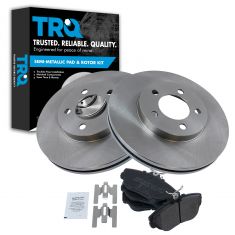 Brake Pad & Rotor Kit w/Brake Fluid & Cleaner