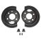 Rear Pad, Rotor, Parking Shoe & Backing Plate Kit