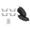 Front & Rear Ceramic Brake Pad Kit