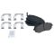 Front & Rear Semi-Metallic Brake Pad Kit